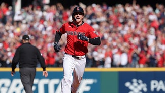 Next Story Image: Petey Halpin Home Run Electrifies Guardians To ALCS Game 3 Win Over Rays